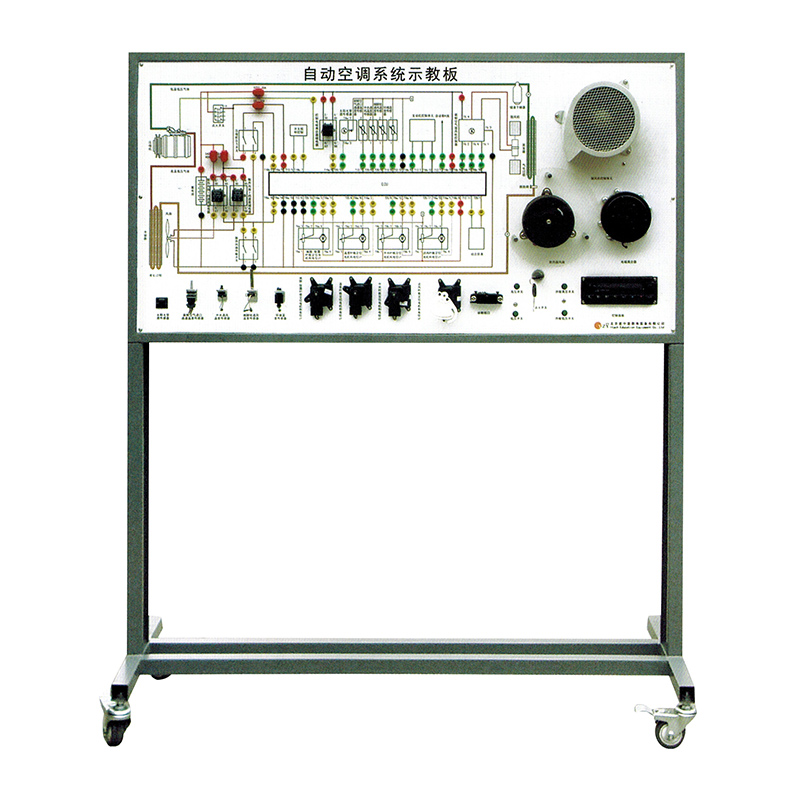 Automatic air conditioning system teaching board